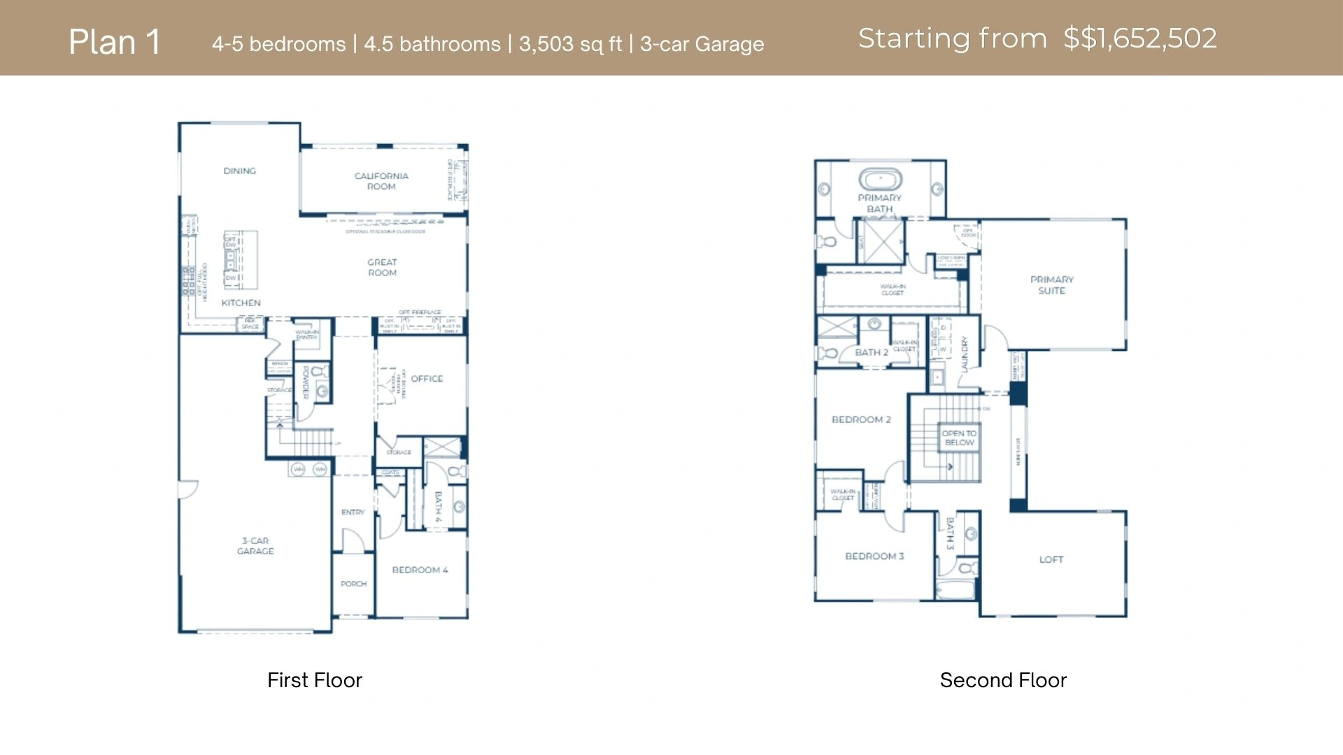 Serenity Grove — Plan #2 floor plan